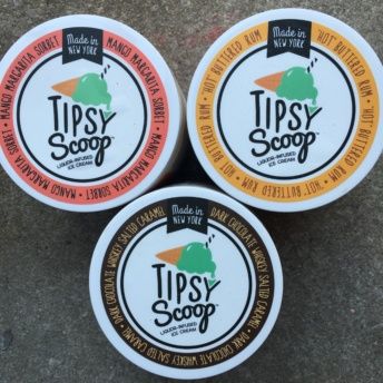 Gluten-free alcohol infused ice cream from Tipsy Scoop